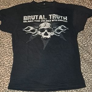 Brutal Truth 2012 Tour Shirt Mens Large